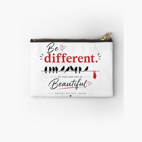 Item preview, Be Different – Inspirational Bird Quote | Minimalist Motivational Typography | Modern Aesthetic Design designed and sold by  Mirai_Art  ⭐⭐⭐⭐.