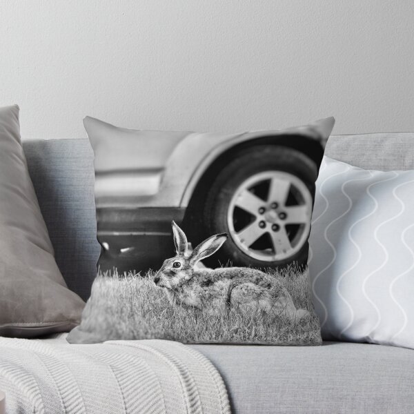 Item preview, Urban Rabbit in Black and White designed and sold by HenryHog.