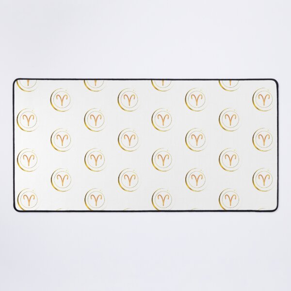 Item preview, Minimalist Aries Zodiac Sign with Golden Moon designed and sold by MadeByMira.