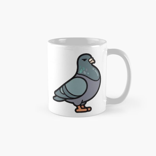 Item preview, Confident City Pigeon Funny Bird Illustration designed and sold by Fakhim95.