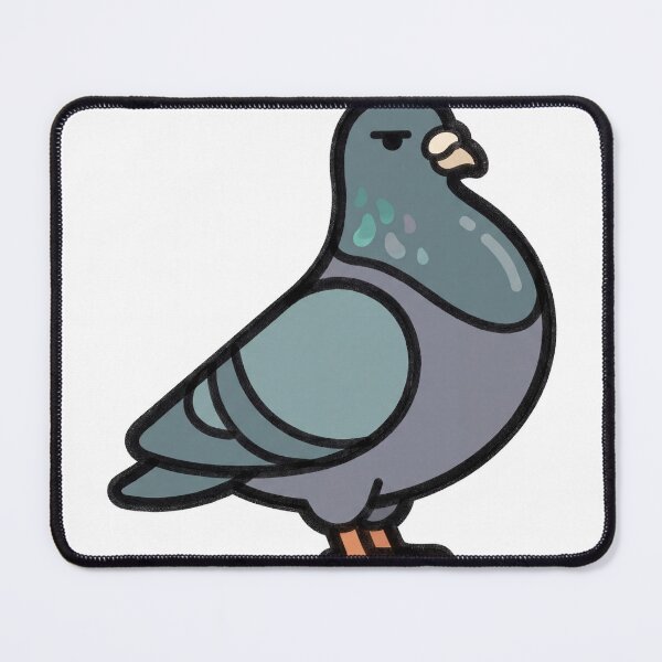Item preview, Confident City Pigeon Funny Bird Illustration designed and sold by Fakhim95.