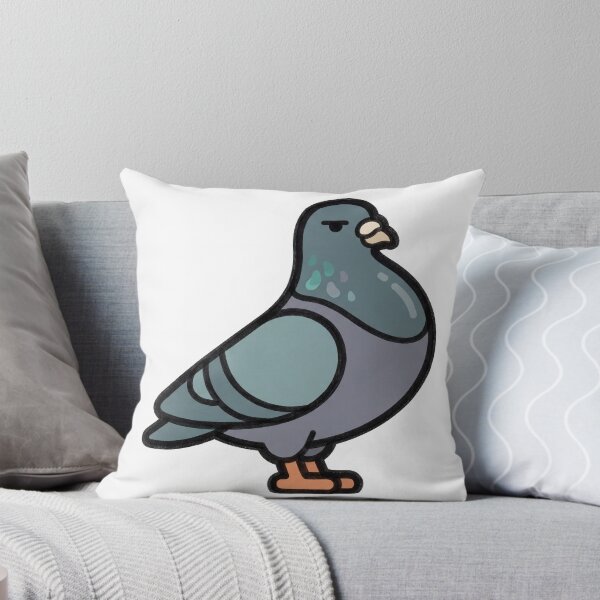 Item preview, Confident City Pigeon Funny Bird Illustration designed and sold by Fakhim95.