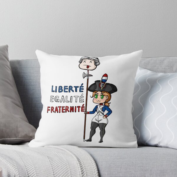 Item preview, Citoyenne Élise French Revolution | Liberté Égalité Fraternité | Jacobin Ancien Régime Cute Historical Decal designed and sold by VoltieCutie Art.