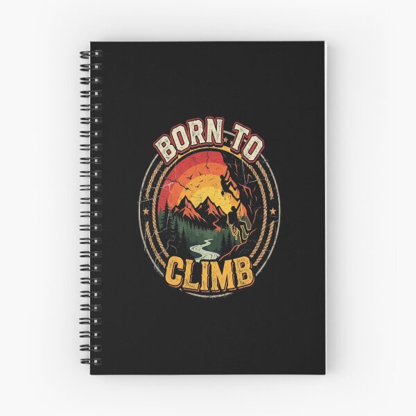 Item preview, Born To Climb - Retro Funny Logger Gift designed and sold by MarceloBozzano.