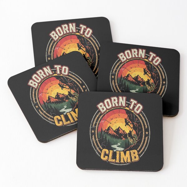 Item preview, Born To Climb - Retro Funny Logger Gift designed and sold by MarceloBozzano.