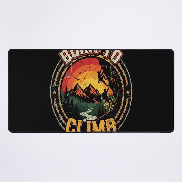 Item preview, Born To Climb - Retro Funny Logger Gift designed and sold by MarceloBozzano.