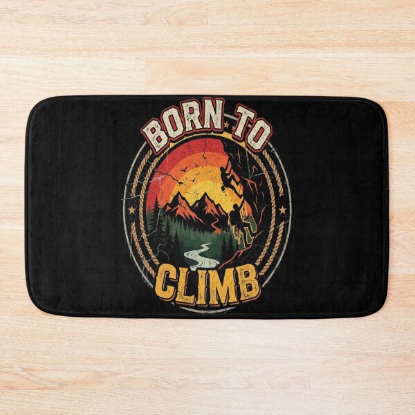 Item preview, Born To Climb - Retro Funny Logger Gift designed and sold by MarceloBozzano.