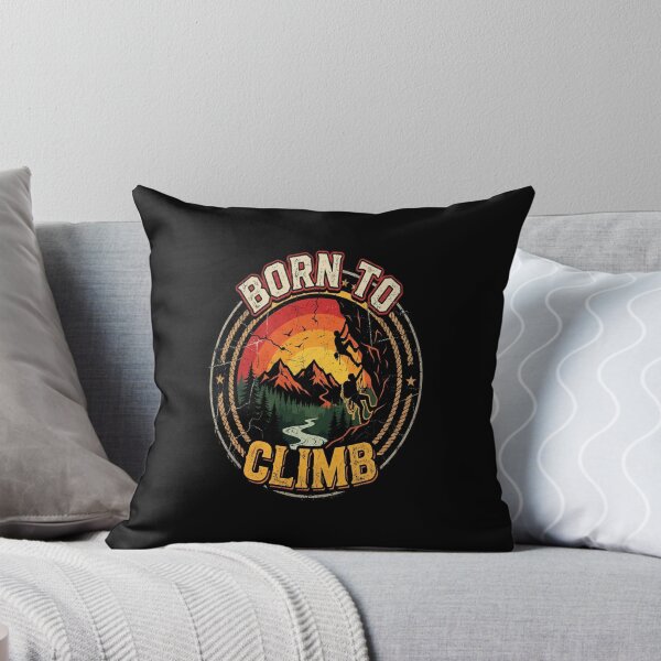 Item preview, Born To Climb - Retro Funny Logger Gift designed and sold by MarceloBozzano.