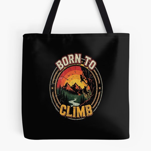 Item preview, Born To Climb - Retro Funny Logger Gift designed and sold by MarceloBozzano.