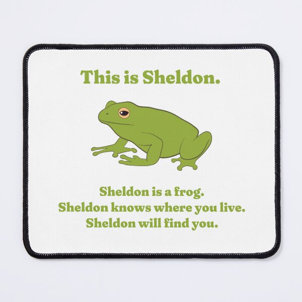 Item preview, Sheldon The Frog designed and sold by GraphicWorlds.
