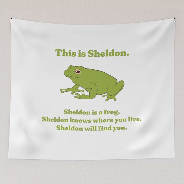 Item preview, Sheldon The Frog designed and sold by GraphicWorlds.