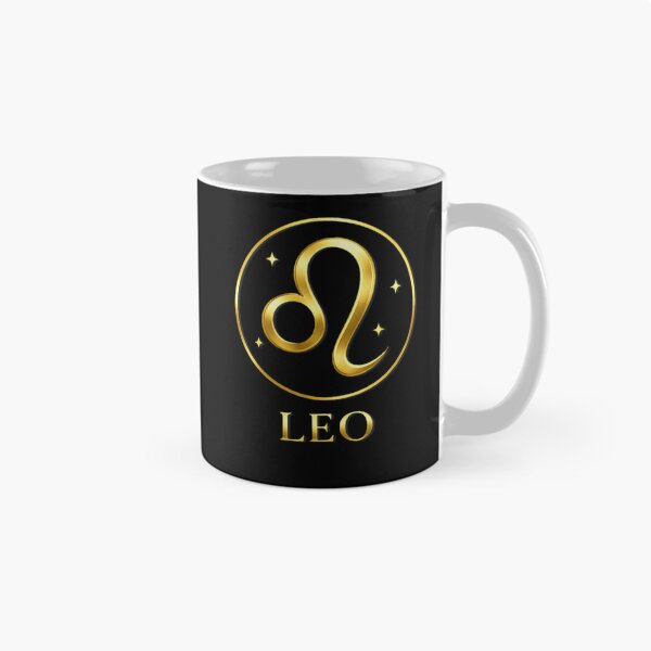 Item preview, Gold Leo Zodiac Glyph with Celestial Stars designed and sold by ZenWealthDesign.