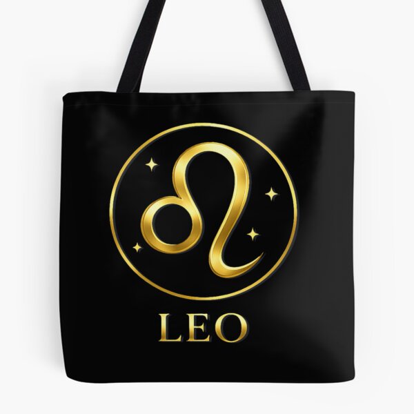 Item preview, Gold Leo Zodiac Glyph with Celestial Stars designed and sold by ZenWealthDesign.