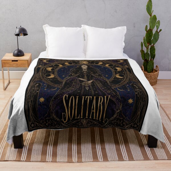 Item preview, Solitary Witch Moon Phases Occult Art Nouveau Celestial Aesthetic designed and sold by chattsuede.