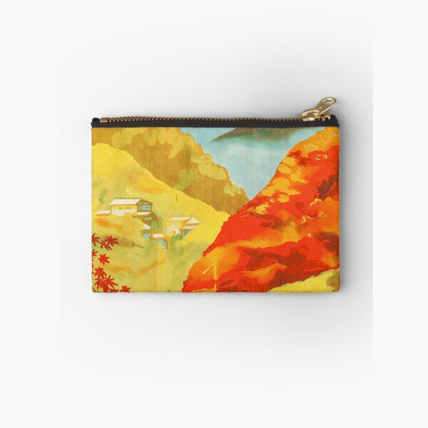 Item preview, Autumn - Red Leaves at Yunoyama Onsen designed and sold by joshcartoonguy.