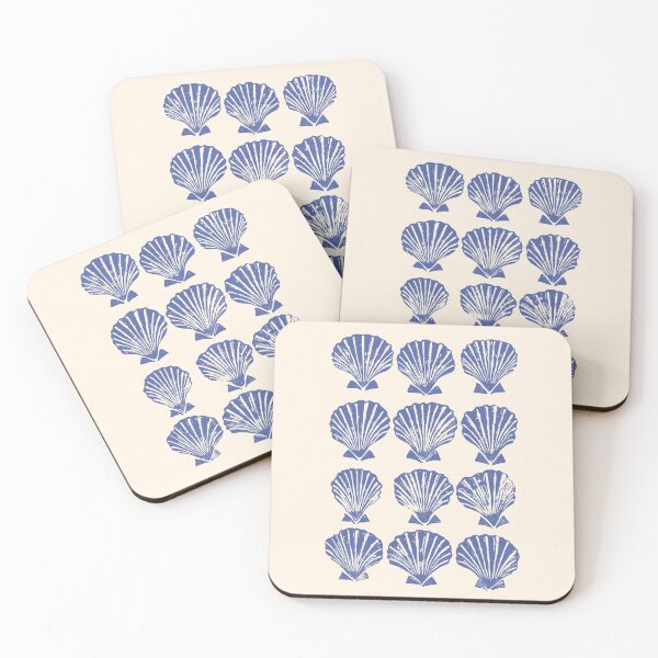 Item preview, Vintage Blue Seashell Art designed and sold by mauikauai.
