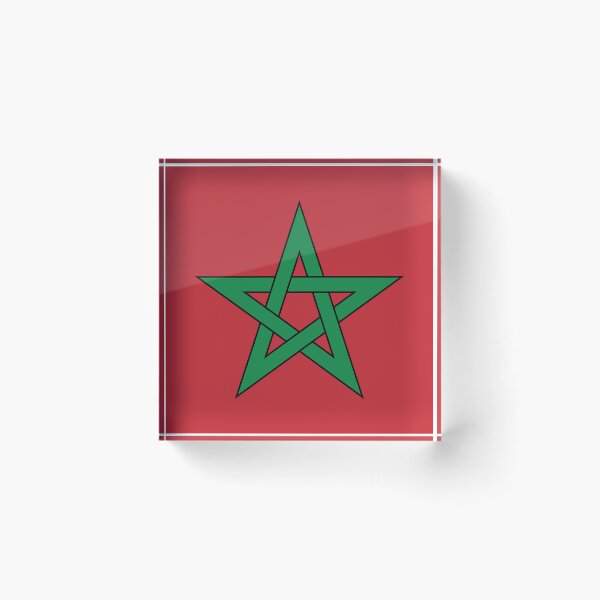 Item preview, Morocco - Moroccan Flag designed and sold by The Abstract Vision.