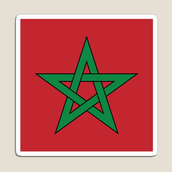 Item preview, Morocco - Moroccan Flag designed and sold by The Abstract Vision.