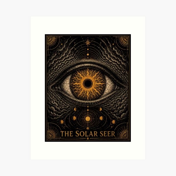 Item preview, The Solar Seer Esoteric Vision designed and sold by chattsuede.