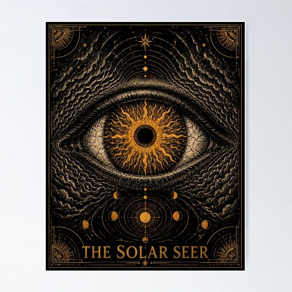 Item preview, The Solar Seer Esoteric Vision designed and sold by chattsuede.