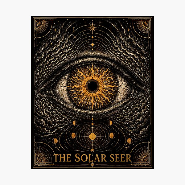 Item preview, The Solar Seer Esoteric Vision designed and sold by chattsuede.