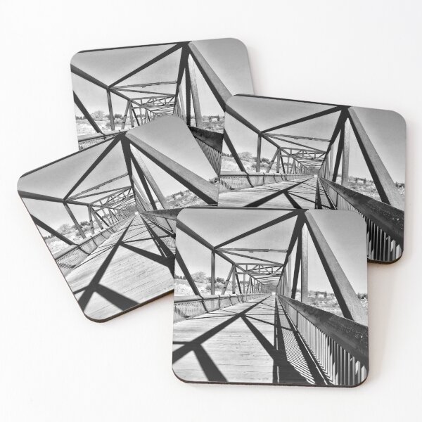 Item preview, Geometric Bridge in Black and White designed and sold by HenryHog.