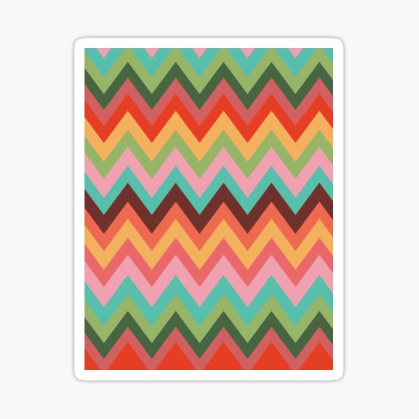 Carly Rae Jepsen E•MO•TION Inspired Chevron Stripes Sticker