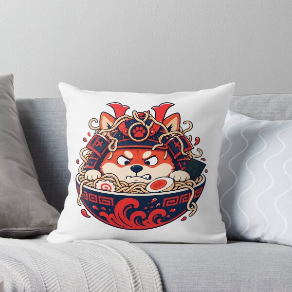Item preview, Shiba Inu Ramen Samurai Mascot designed and sold by chattsuede.