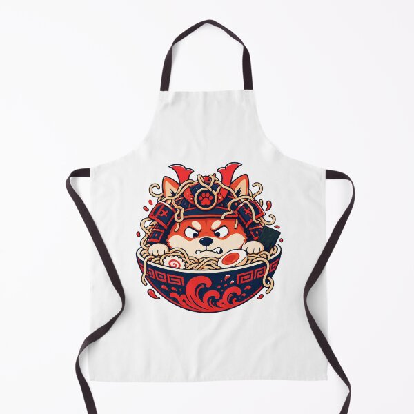 Item preview, Shiba Inu Ramen Samurai Mascot designed and sold by chattsuede.