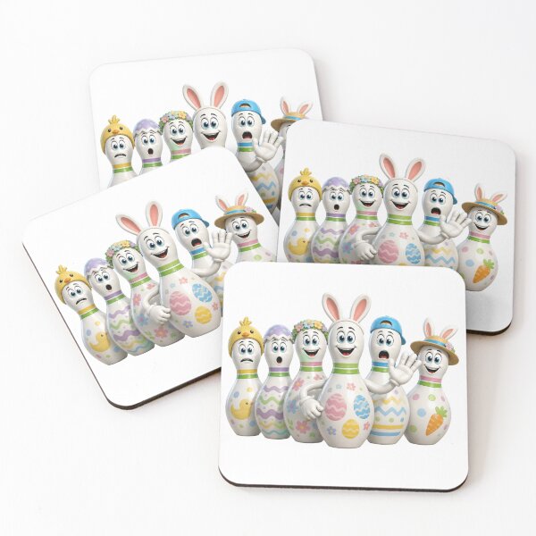 Item preview, Easter Bowling Pins Cartoon designed and sold by Scott Hayes.