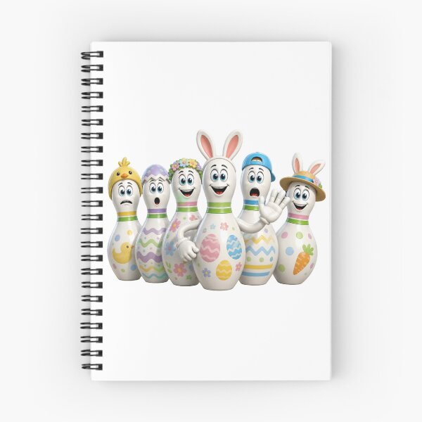Item preview, Easter Bowling Pins Cartoon designed and sold by Scott Hayes.