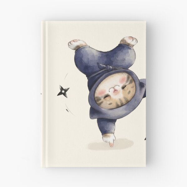 Item preview, Cozy Ninja Cat Handstand designed and sold by HumTumMe.
