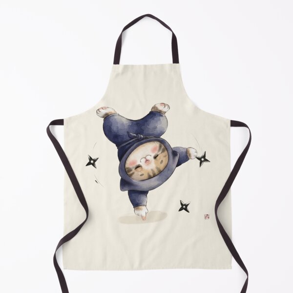 Item preview, Cozy Ninja Cat Handstand designed and sold by HumTumMe.