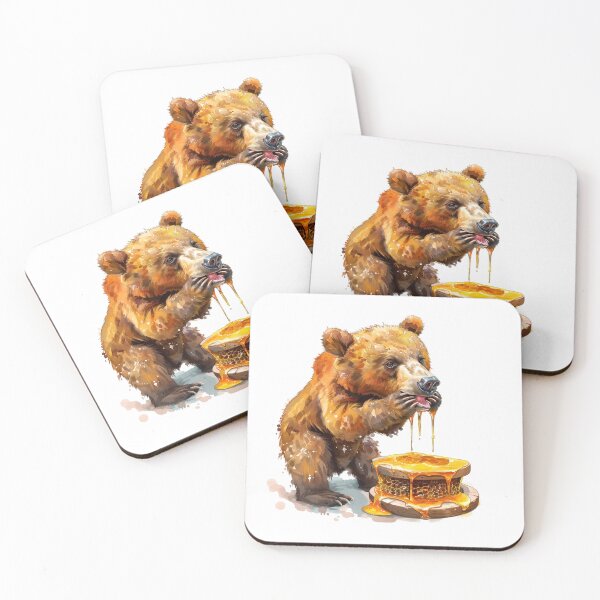 Item preview, Bear Cub | Cute Woodland Animal Watercolor Art designed and sold by Mandayartstudio.