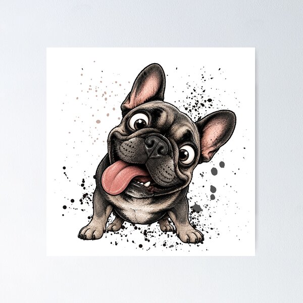 Item preview, Frenchie Shake designed and sold by Fat Mustache Designs.