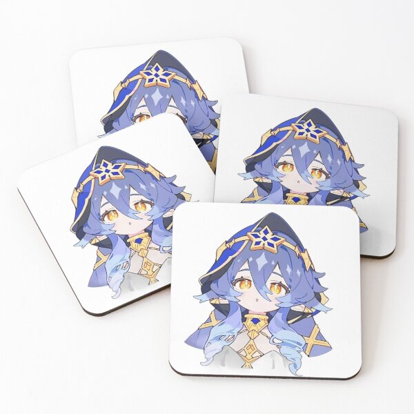 Item preview, Layla Dark Blue Hood Genshin Impact designed and sold by KomiArts.