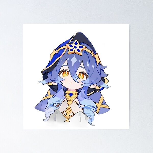 Item preview, Layla Dark Blue Hood Genshin Impact designed and sold by KomiArts.