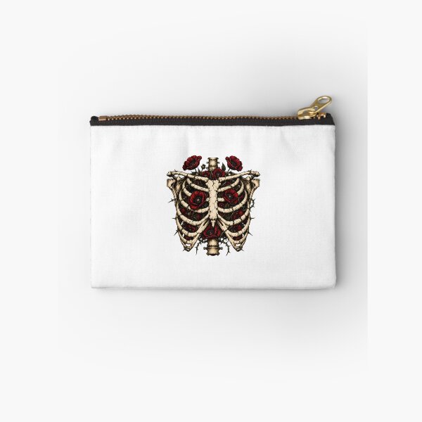 Item preview, Memento Mori Botanical Ribcage Poppies designed and sold by chattsuede.