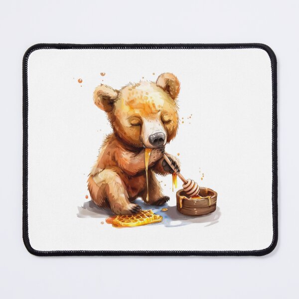 Item preview, Bear Cub | Cute Woodland Animal Watercolor Art designed and sold by Mandayartstudio.