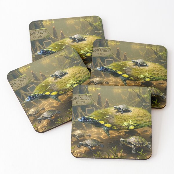 Item preview, Swamp School: The Wise Turtle Professor & Pond Botany designed and sold by Bayou Wonder.
