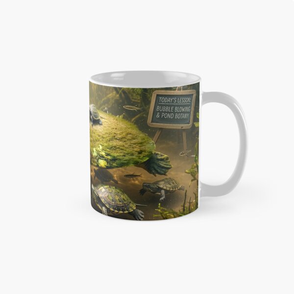 Item preview, Swamp School: The Wise Turtle Professor & Pond Botany designed and sold by Wait, Watch and Wonder Shop.