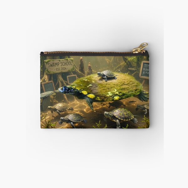 Item preview, Swamp School: The Wise Turtle Professor & Pond Botany designed and sold by Wait, Watch and Wonder Shop.
