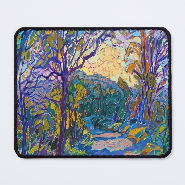Item preview, Sunlit Forest Path – Colorful Mosaic Woodland Trail designed and sold by hansonartist.