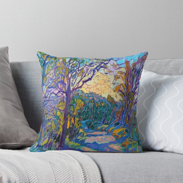 Item preview, Sunlit Forest Path – Colorful Mosaic Woodland Trail designed and sold by hansonartist.