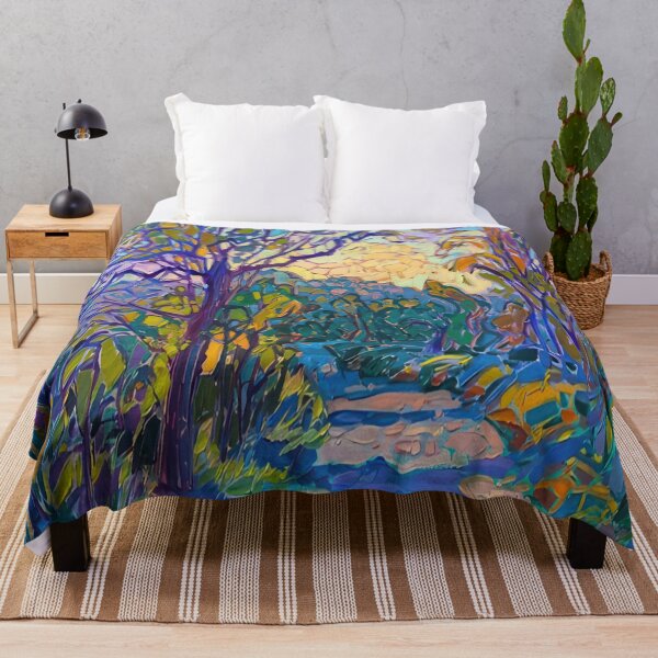 Item preview, Sunlit Forest Path – Colorful Mosaic Woodland Trail designed and sold by hansonartist.