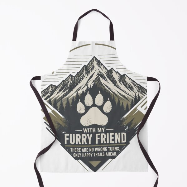 Item preview, Hiking With Dog Mountain Trail Paw Prints Outdoor Adventure designed and sold by LavIsInTheAir.