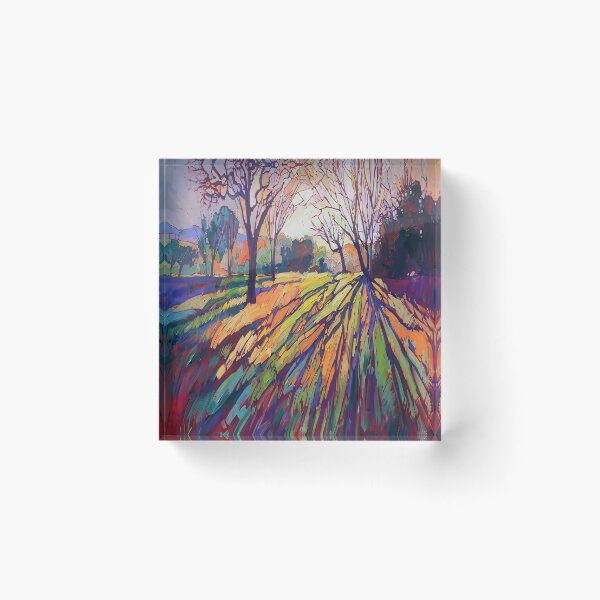 Item preview, Autumn Glow – Bare Trees and Long Shadows designed and sold by hansonartist.