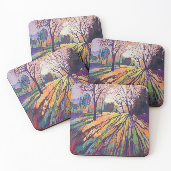 Item preview, Autumn Glow – Bare Trees and Long Shadows designed and sold by hansonartist.