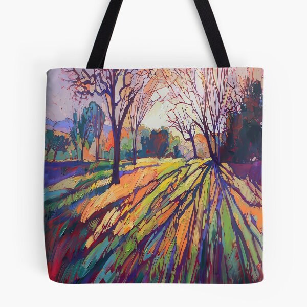 Item preview, Autumn Glow – Bare Trees and Long Shadows designed and sold by hansonartist.