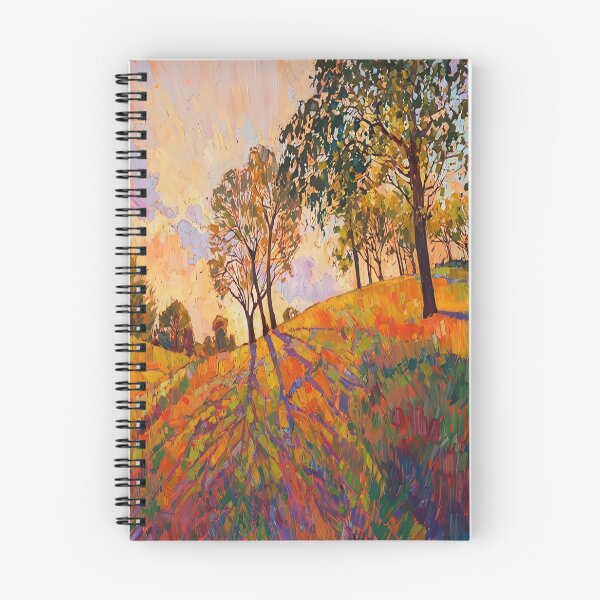 Item preview, Golden Hillside – Trees at Sunset designed and sold by hansonartist.